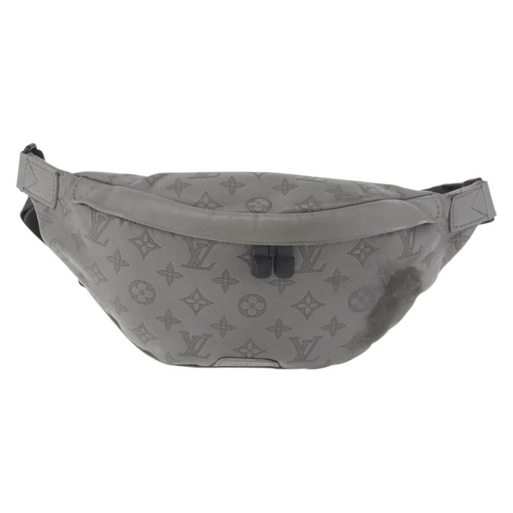 Louis Vuitton Monogram Shadow Discovery Belt Bag PM Gray